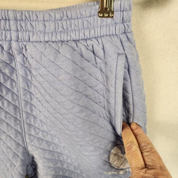 Carhartt Light Blue Qulited Joggers Girl’s Size 10 (M) EUC - Picture 6 of 16